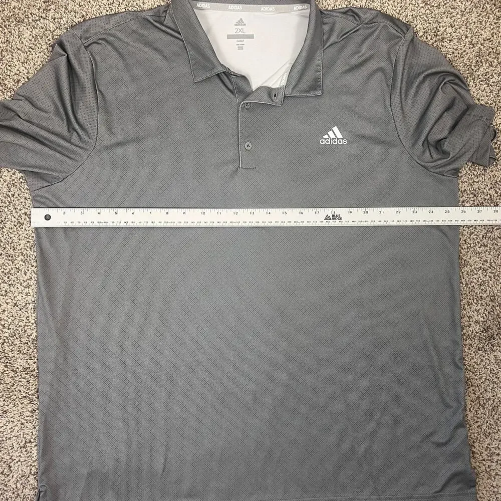 Adidas Mens 2XL Golf Dadcore Sportswear Minimalist Performance Polo Shirt Top
